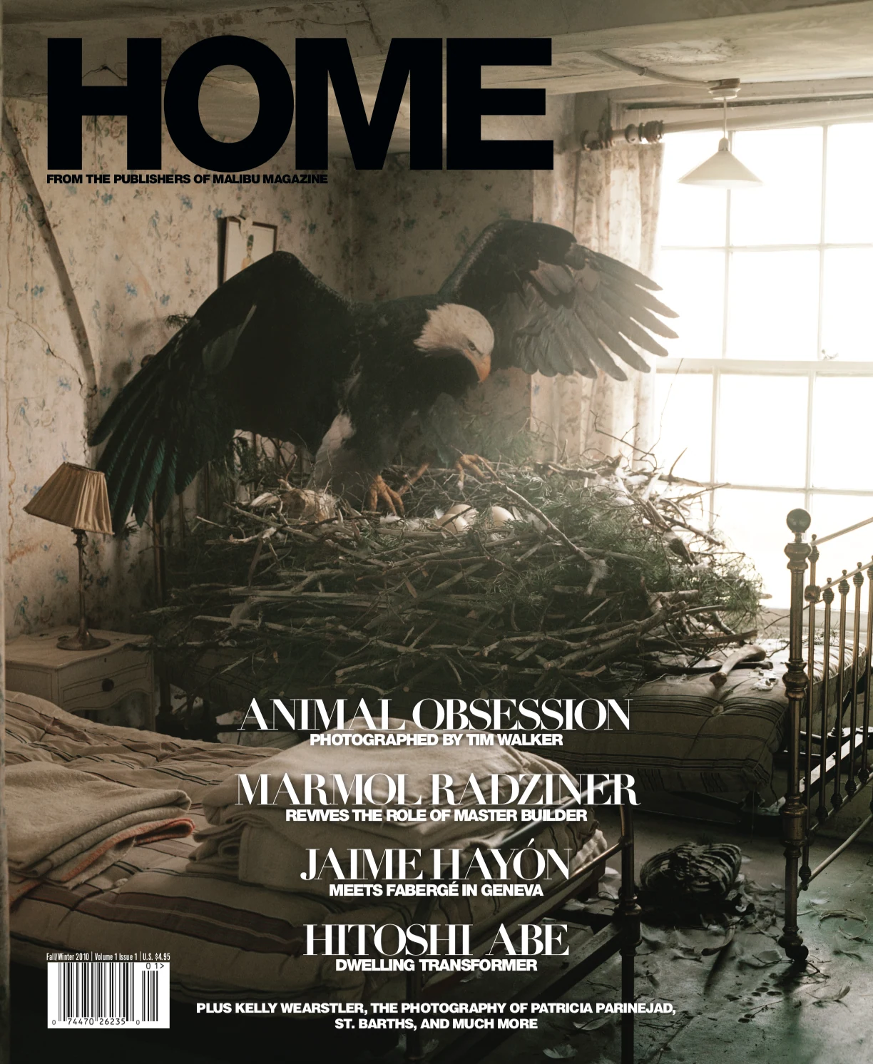 HOME magazine cover, published by Malibu Magazine